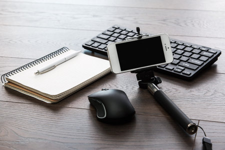 Different objects for blogging on a workplace