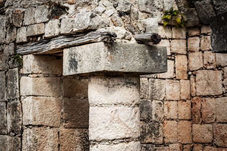 Ancient ruins at Chichen Itza in the Yucatan, Mexicoの写真素材