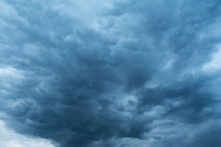 Beautiful view of dramatic clouds in the skyの写真素材