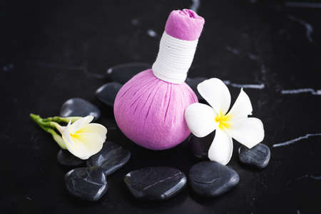 Different tools for asian massage on the tableの写真素材