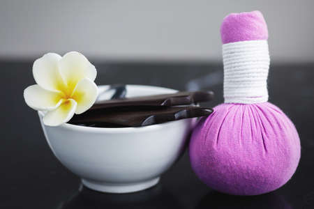 Tools for different kinds of asian massagesの写真素材