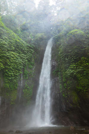 Air Terjun Munduk waterfall. Bali island, Indonesia.の写真素材