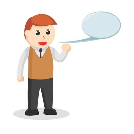 male teacher With Callout job illustrationのイラスト素材