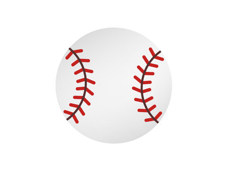 Baseball ball vector design.  Baseball ball vector illustration.のイラスト素材