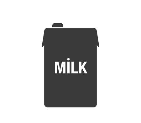 Milk icon. Milk pack vector icon.のイラスト素材