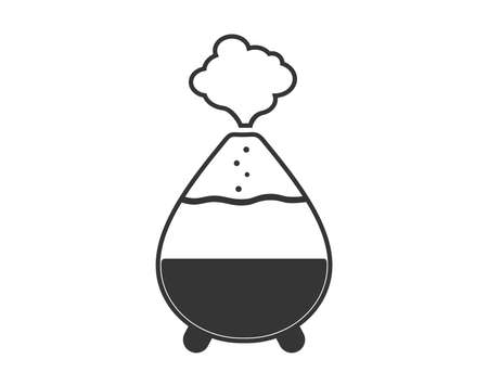 Air humidifier icon.  Air humidifier vector illustration.のイラスト素材