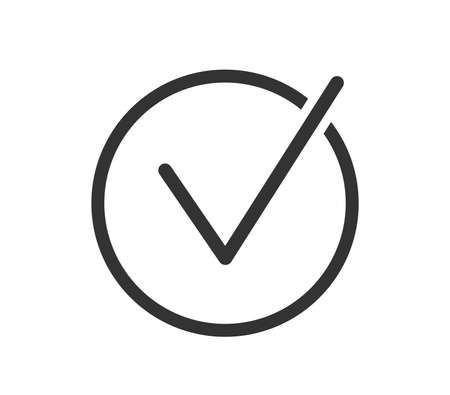 Check icon. Approve icon.のイラスト素材