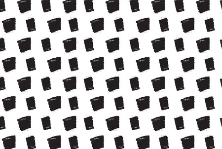 Black brush stroke dot pattern. Brush stroke abstract pattern.