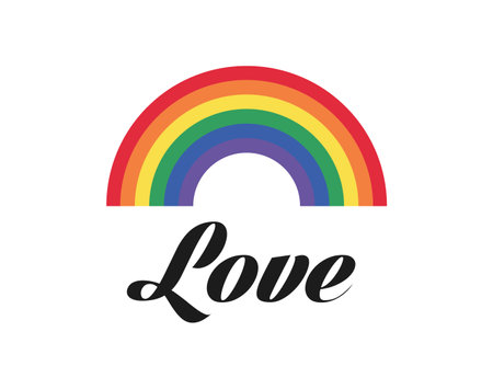 Pride vector pattern. Parade colour vector pattern.  Parade flag.  Lgbt rainbow logo.のイラスト素材