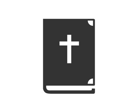 Bible icon. Bible book vector design.のイラスト素材