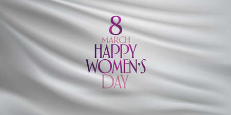 8 March. International Happy Women's Day Celebration. Billboard, Poster, Social Media, Greeting Card template.のイラスト素材