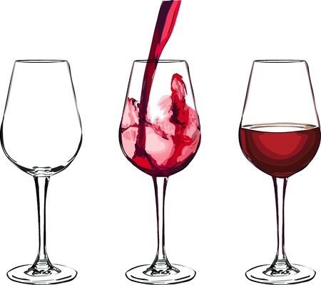 Wine Timeのイラスト素材