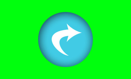 Arrow design elements, simple icon design and easy to use because it uses a green screen