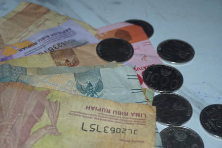 Indonesia country currency, financial themeの写真素材
