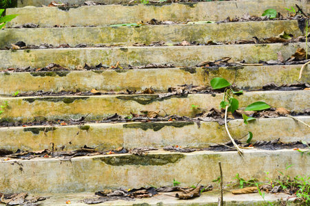 Close up low angle abstract object. suitable for background. perspective viewの写真素材