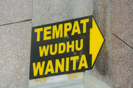 May 12, 2023, Photo of a signboard at a tourist spot to show directions. Wonosobo, Indonesiaの写真素材