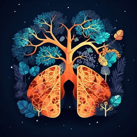 World Bronchiectasis Day illustration banner design, sutable to create custom banner or flayer with theme World Bronchiectasis Dayの素材