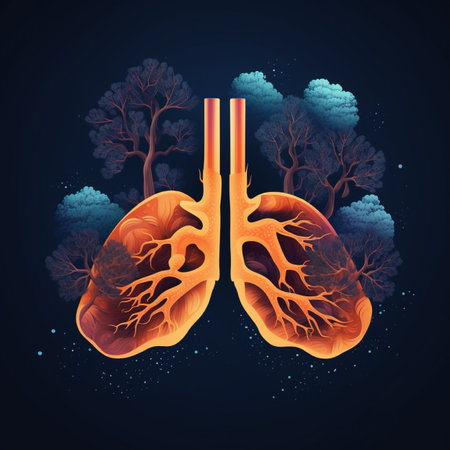 World Bronchiectasis Day illustration banner design, sutable to create custom banner or flayer with theme World Bronchiectasis Dayの素材
