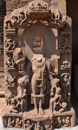 Gwalior, Madhya Pradesh/India - March 15, 2020 : Sculpture of Hindu Godのeditorial素材