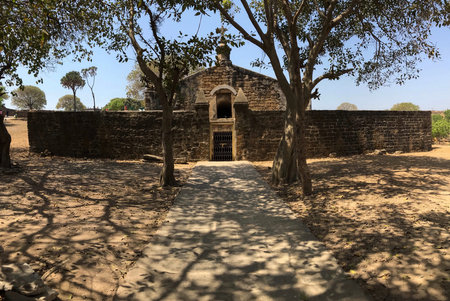 Diu, Gujarat/India : April 1, 2020 - Fortress of Diuのeditorial素材