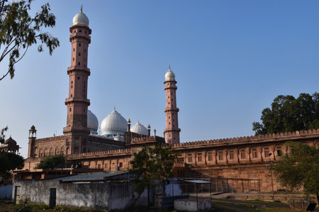 Bhopal, Madhya Pradesh/India - January 17, 2020 : Jama Masjid or Taj Ul Masjid or Mosque, this is one of the largest mosque of asiaのeditorial素材