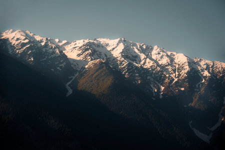 Kinnaur Kailash Mountain range in Sangla, Himachal Pradesh