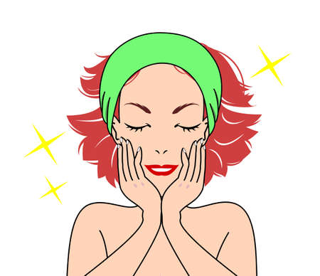 skincareのイラスト素材