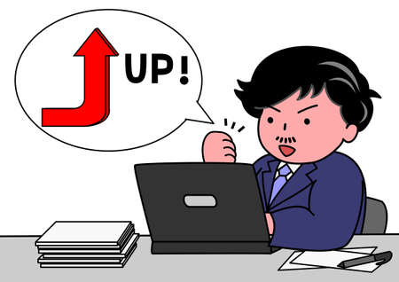 sales upのイラスト素材