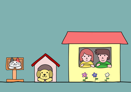 housesのイラスト素材