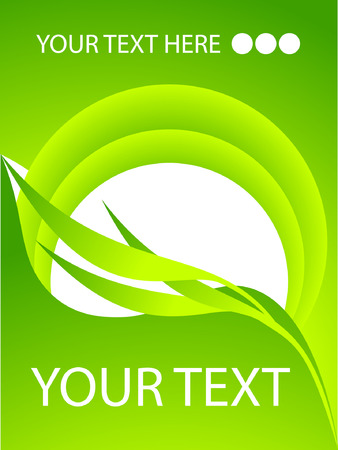 Flora ecological background. Vector illustrationのイラスト素材