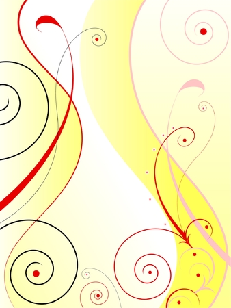 Floral background. Abstract vector illustration.のイラスト素材