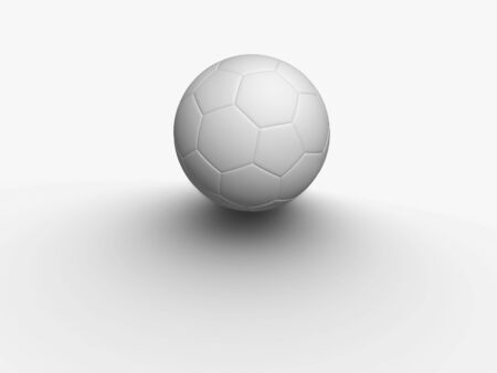 White soccer ballの写真素材