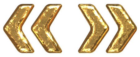 Gold symbol quotes as bars.Letter as grainy bar of gold
の写真素材