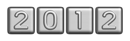 New Year 2012 metal sign