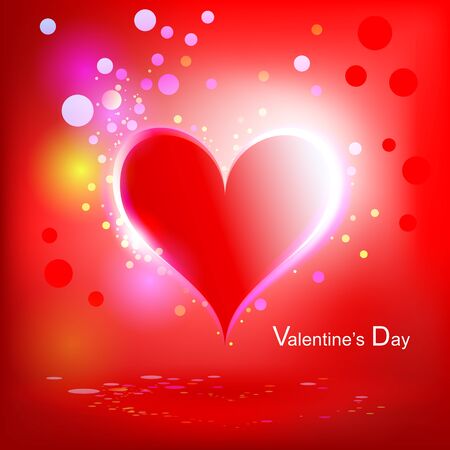 Heart Shiny Holiday Backgroundのイラスト素材