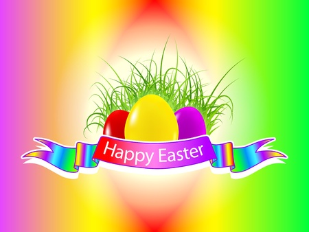 Happy Easter backgroundのイラスト素材