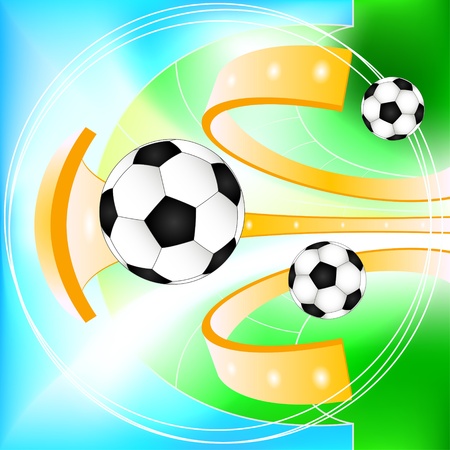 Abstract soccer ball  backgroundのイラスト素材