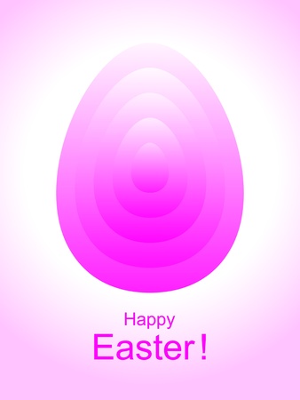 Happy Easter pink background with design Easter Eggのイラスト素材