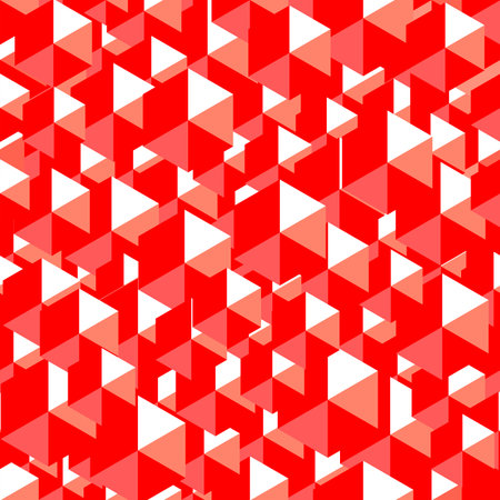 Abstract red geometric background