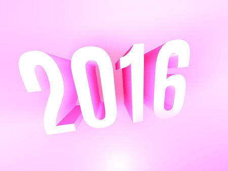 Christmas background with text 2016.の写真素材