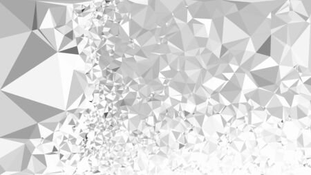 White shiny geometric crystal triangular background. Low poly style gradient illustration. Futuristic, tech, fashion, luxury universal application. Vector polygonal design for your businessのイラスト素材