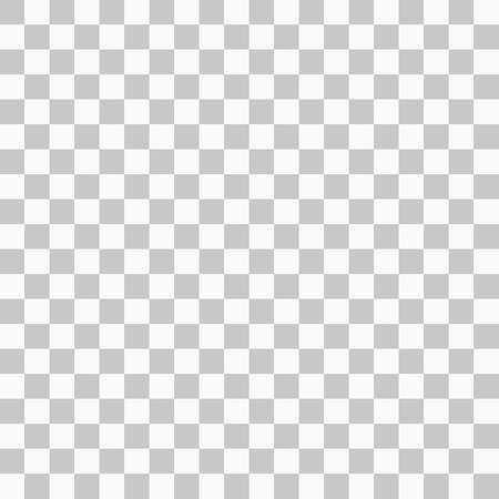 Checkered tile transparency background. Underlay for displaying graphic elements and objects on transparent layer with isolation, alpha channel. Checkered, chess seamless pattern. Vector illustrationのイラスト素材