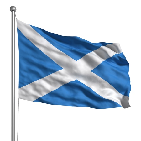 Flag of Scotlandの写真素材