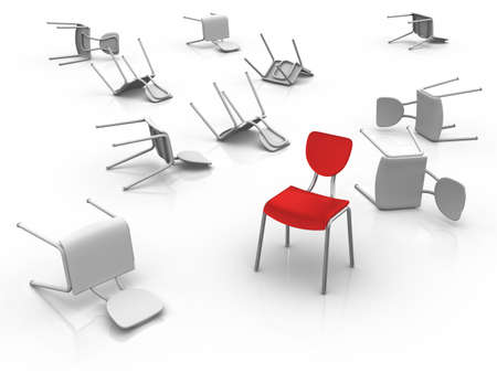 Last man standing  -  Individuality Conceptの写真素材