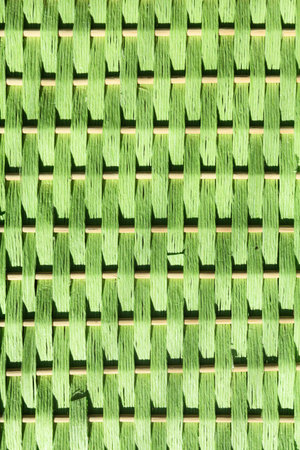 full flat green wicker texture