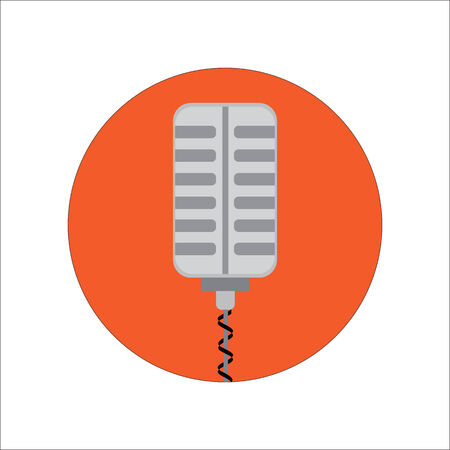 Microphone Illustrationのイラスト素材