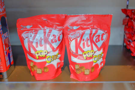 KLIA, MALAYSIA - NOVEMBER 11st , 2017 :The KitKat Chocolatory Chocolates pecialized shop.のeditorial素材