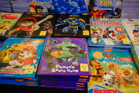 KUALA LUMPUR, MALAYSIA - December 31st, 2017:    Various book on display at Popular Bookstore, Kuala Lumpur. Popular is one of the largest retail booksellers in Malaysia.のeditorial素材