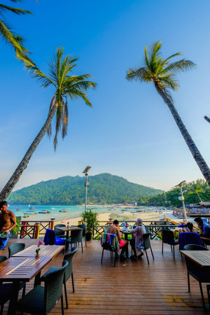 Pulau Perhentian, Terengganu - August 14th, 2018  : Beautiful scenery at Perhentian Island...