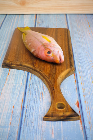 Fresh fish on the cutting board
